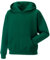 Jerzees Schoolgear Childrens Hooded Sweatshirt (9-10) (Bottle Green)