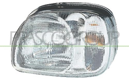 Prasco - DS0074823 - Nissan - Micra K11 - Mod. 04/98-08/00 - Scheinwerfer Rechts-H4-Mit Lwr-Ohne Motor