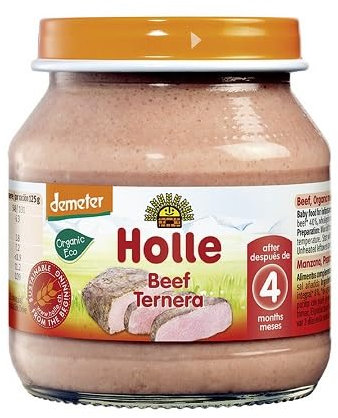 Holle - Potito 100% Ternera Holle 125 gr 4m+ - 582902