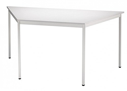 Besprechungstisch Trapez Vierkannt160x69cm, Grau