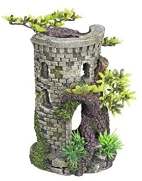 Nobby Aqua Ornaments TURM mit Bonsai, 9 x 10 x 15 cm, 1 Stück