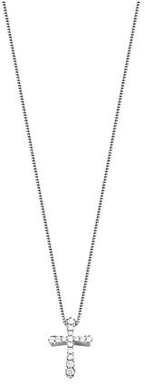ESPRIT Jewels Damen-Halskette 925 Sterling Silber Belief Glam app.42+3cm ESNL92565A420