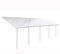 Canopia by Palram Terrassenüberdachung Alu Feria 4X8.50 Polycarbonat Hohlkammerplatten Pergola 850 x 385 cm Weiss zur Überdachung ihrer Terrasse