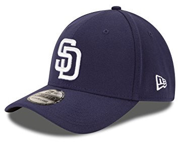 New Era MLB San Diego Padres Team Classic Game 39Thirty Stretch Fit Cap, Blue, Small/Medium