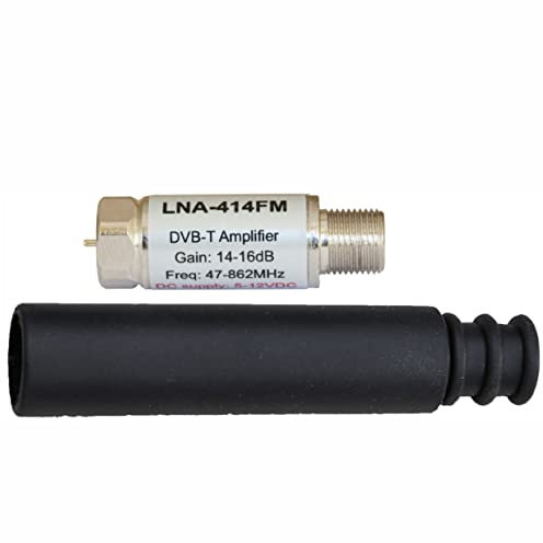 Bullet SUPER MINI IN-LINE SIGNAL AMPLIFIER Signal Booster for Freeview Aerials by Unispectra®