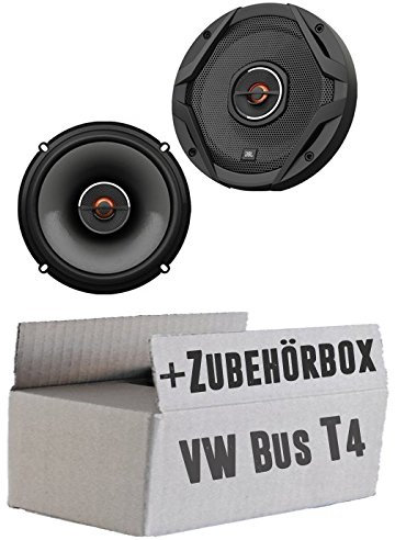 Lautsprecher - Einbauset passend mit JBL GX602 | 2-Wege | 16,5cm Koax für VW Bus T4 Front