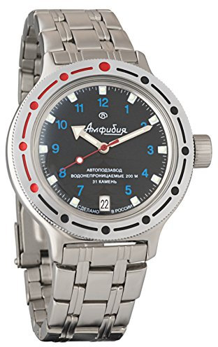 Vostok / Wostok Amphibian 420268 Russisches Militär Taucher Uhr 2416B 200m AUTO