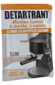 Fackelmann 01261 Lot de 3 sachets de détartrant en Poudre pour Machines à expressos, détartrant cafetière, détartrant Machine à café, Acide citrique, 11 x 8 cm