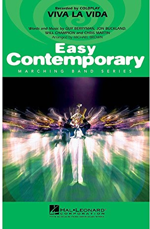 Hal Leonard Viva La Vida Marching Band Level 2-3 by Coldplay Arranged by Michael Brown