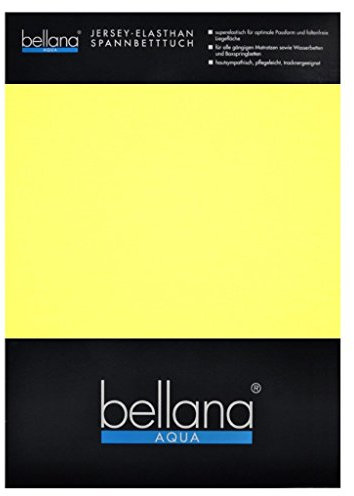 bellana® Aqua Jersey Multifunktions-Spannbettlaken für Wasserbetten in Normal- und Übergrößen, 90-100-120x200-220 cm in weizen
