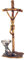 Saint John Paul II Crucifix with Communion Chalice | Great Catholic Gift for First Holy Communion, Confirmation, Ordination, and Weddings | Christian Home and Chapel Décor