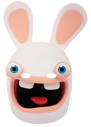 P'tit Clown - 44444 - Lapins Crétins™ - Masque enfant blanc en carton