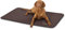 Knuffelwuff Kunstleder Hundematte Cheyenne XL 105 x 73cm Braun - Hundekissen für große, mittelgroße und kleine Hunde - Für Zuhause, Auto, Wohnmobil, Wohnwagen
