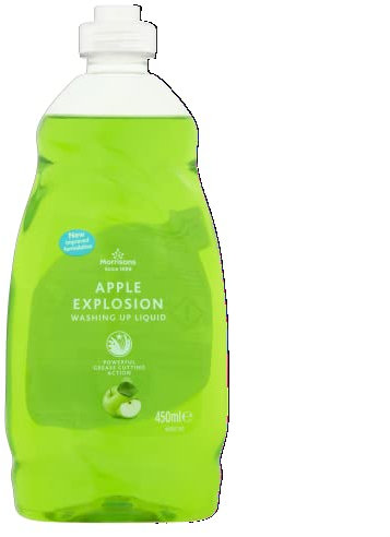 Morrisons Apple Explosion Washing Up Liquid 450ml