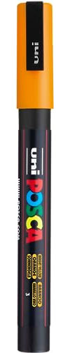 POSCA 186515 - POSCA Marker mit feiner Rundspitze, dunkelorange