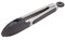 Justinus Grillzange 27cm, Edelstahl, Schwarz, 1 Stück, 27 cm x 4 cm x 4 cm, Grey/Black