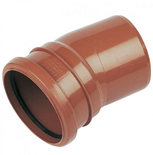FloPlast Single Socket Drainage Bend 15o
