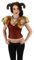 Dragon Horns Brown Standard