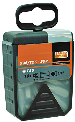 Puntas de destornillador estándar de 1/4 para tornillos TORX®, 25 mm - Ref: 59S/T20-30P - Unid: 1