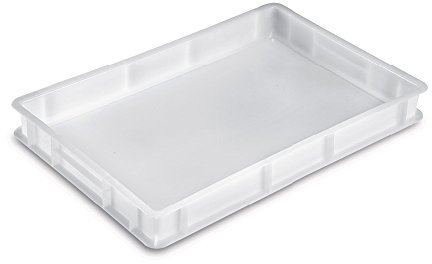 Caja para la masa para pan y pizza Giganplast - Modelo servicio - Medidas 30 x 40 x 10 cm - Color blanco