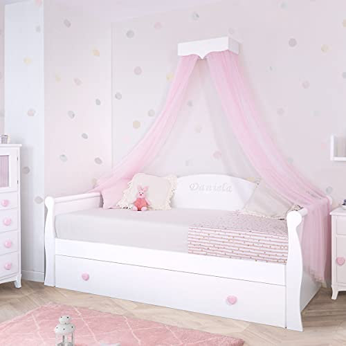 Bainba Lit gigogne Gondole, 90 x 190 cm, Rose