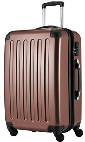 HAUPTSTADTKOFFER - Valigia Rigida Alex, Taglia 65 cm, 74 Litri, Colore Marrone