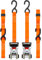 SmartStraps RatchetX Lot de 2 Sangles d'arrimage à cliquet de 3 m – Résistance à la Rupture de 1,4 kg – Charge de Travail sûre de 0,5 kg – d'arrimages Robustes pour Charges Plus Lourdes