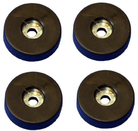 AllMetalParts 4 Cabinet Rubber Feet 38mm X 10mm [PC]