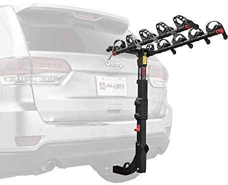 Allen Sports USA Premier 5 Hitch Mounted Bike Carrier - Noir, 2-inch