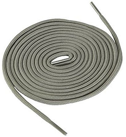 1 Paar Collonil Schnürsenkel Kordel - rund - dick - Ø 3 mm und Längen (150 cm, Dunkelgrau)