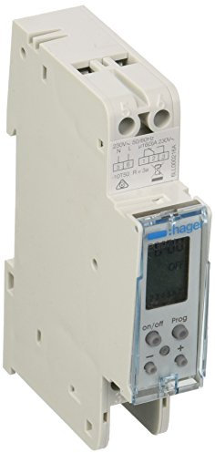 Hager-Eg071-Programmateur hebdomadaire arrosage 1 Voie numérique 6 manœuvres/jour 1 Vitesse 16a