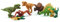 Iwako Puzzle Eraser Blister, Dinosaurs FIX6