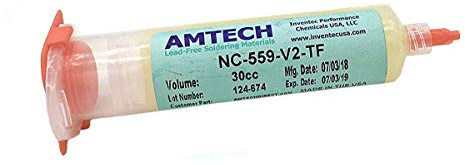 Amtech NC-559-V2-TF - Flusso adesivo No-Clean NC-559-V2-TF dagli Stati Uniti, colore: Crema