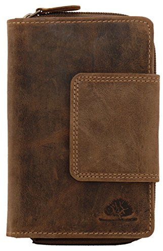 Greenburry VINTAGE 1815-25 Leder Geldbörse Riegelbörse Portemonnaie hochformat - by ModaStore de