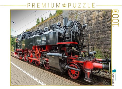 CALVENDO Puzzle Dampflokomotive Baureihe 86 - Baujahr 1938 | 1000 Teile Lege-Größe 64 x 48 cm Foto-Puzzle für glückliche Stunden