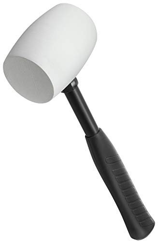 Powerbuilt 648336 16 Ounce White Rubber Mallet