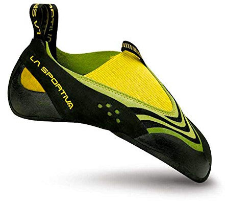 LA SPORTIVA Speedster Gelb - Revolutionärer High-End Kletterschuh, Größe EU 38 - Farbe Lime - Yellow