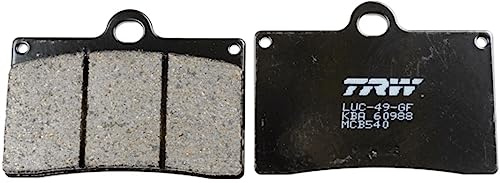 TRW MCB540 Brake Pad Set Disc Brake Organic Allround Compatible for Voxan CAFE Racer 2001-2008 Front Axle and Other Vehicles
