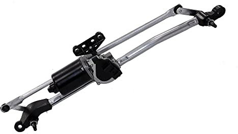 ATEC Germany Wischergestänge vorne mit Wischermotor, Scheibenwischeraufnahme für Frontscheibenwischer inkl Motor