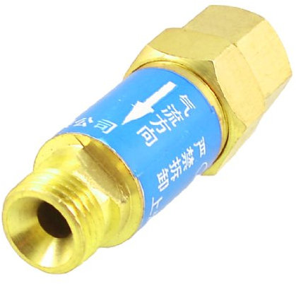 sourcing map 16 mm - 16 mm Acetylene Gas Flashback Arrestor Rückschlagventil HF - 2 de