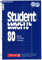 Collegeblock/Schreibblock Brunnen 80 Blatt/liniert mit Rand - A4 (Lin. 25)