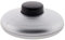 Zenitech - Interruptor A Pie Bicolor Para Luminar - Interruptor Redondo Con Botón Pulsador - Compatible Con Lámparas Y Luminarias - Dimensiones 6 x 6 x 4 cm - Plata
