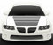 Grandora Autoaufkleber Streifen Silbergrau Auto Tuning Motorhaubenaufkleber Sport Tattoo Motorhaube X7010