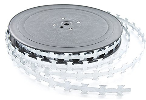 Bandstacheldraht Stacheldraht Bundeswehrdraht Sperrdraht - 150 Meter (3 Rollen)
