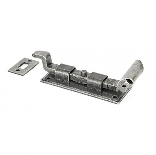 From The Anvil Pewter 4 Inch Cranked Door Bolt