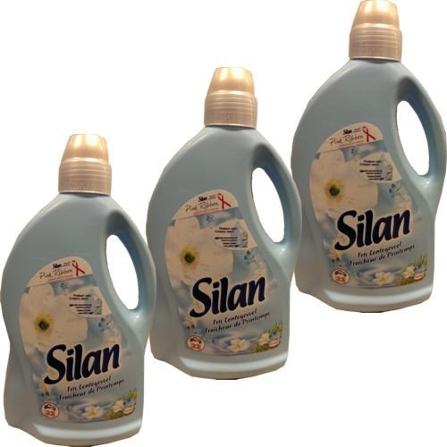 Silan Weichspüler Frische Frühlingsgefühl 3 x 2400ml Flasche (Fris Lentegevoel)