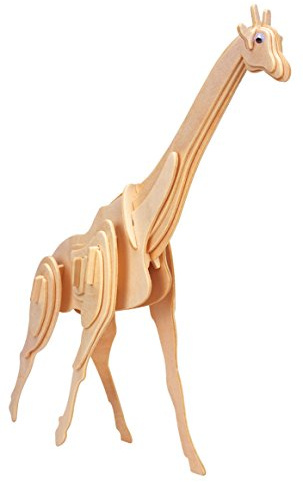Eureka-Gepetto's Workshop 52473161 - Holzpuzzle-3D Giraffe