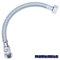15mm x 1/2 BSP Flexible Braided Hose Tap Flex Connector with Isolator Valve - 300mm Long