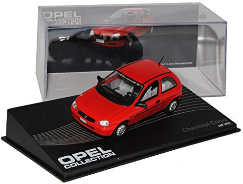 Ixo Opel Chevrolet Corsa B Rot 3 Türer 1993-2000 1/43 Modell Auto