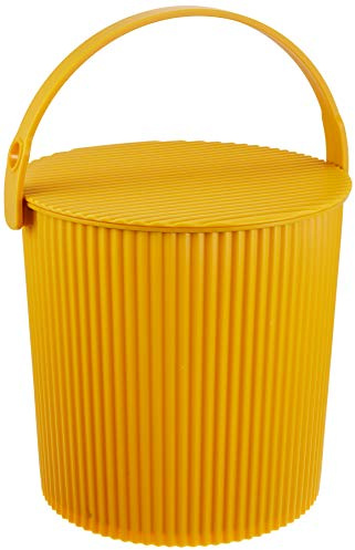 sceltevie Moutarde Bucket 10 Liter Eimer, Rund, Gelb, Kunststoff